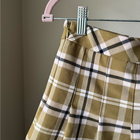 Sunday Best Checkered A-Line Skirt pleated - Picture 7 of 9